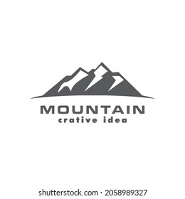 Mountain icon Logo Template Vector illustration design