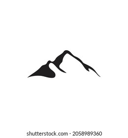 Mountain icon Logo Template Vector illustration design