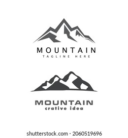 Mountain icon Logo Template Vector illustration design