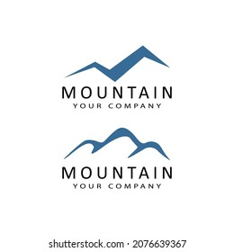 Mountain icon Logo Template Vector illustration design