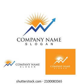Mountain icon Logo Template Vector illustration design