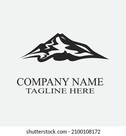 Mountain icon Logo Template Vector illustration design