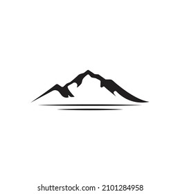 Mountain icon Logo Template Vector illustration design