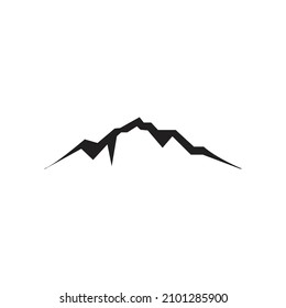 Mountain icon Logo Template Vector illustration design