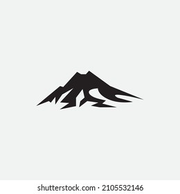 Mountain icon Logo Template Vector illustration design