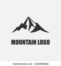 Mountain icon Logo Template Vector illustration design