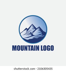 Mountain icon Logo Template Vector illustration design