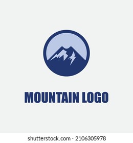 Mountain icon Logo Template Vector illustration design