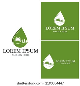 Mountain icon Logo Template Vector illustration design