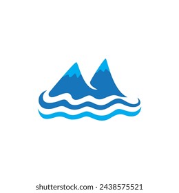 Mountain icon Logo Template Vector illustration design