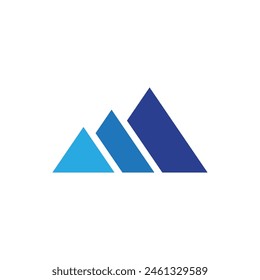 Mountain icon Logo Template Vector illustration design