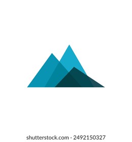 Icono de montaña Logo Plantilla Ilustración vectorial diseño