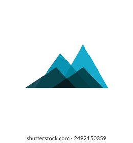 Mountain icon Logo Template Vector illustration design