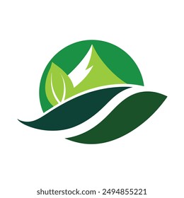  Icono de montaña Logo Ilustración vectorial diseño Plantilla
