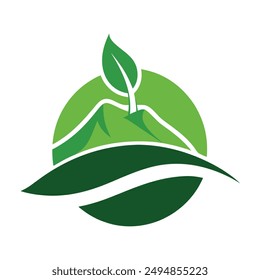  Mountain icon Logo vector illustration design Template