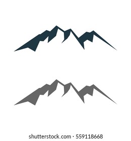 Mountain icon Logo vector Template Illustration Design. Vector EPS 10.