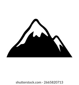 Mountain icon. Mount icon vector