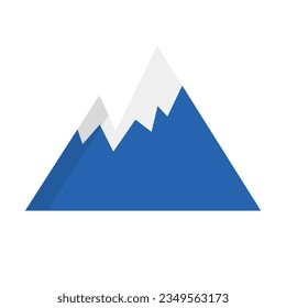 Mountain icon. Nature icon. Vector.