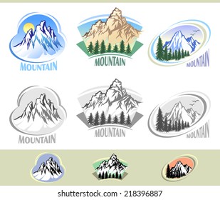 MOUNTAIN ICON SET