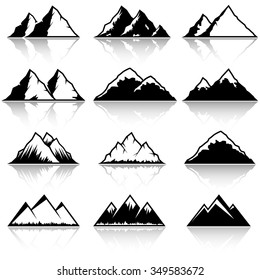 Mountain Icon Set