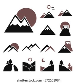 Mountain Icon Set