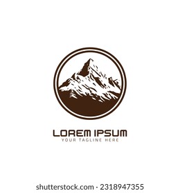 Mountain icon set. Collection of high quality black outline logo for mobile concepts and web apps. Vector illustration on a white background
