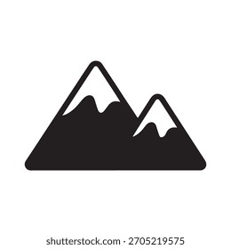 mountain icon set . mountain silhouette set. mountain.