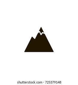 mountain icon. sign design