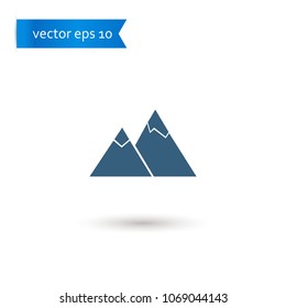 mountain. mountain icon. sign design. Vector EPS 10.