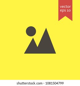 mountain. mountain icon. sign design. Vector EPS 10