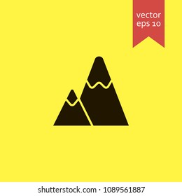 mountain. mountain icon. sign design. Vector EPS 10.