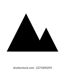 mountain icon. sign design vector illustration on white background..eps