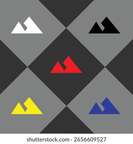 Mountain Icon Stock vector eps 10.
