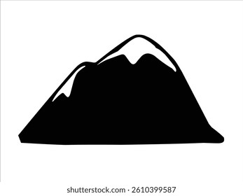 mountain icon symbol design vector illustration
