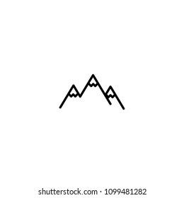 Free Free 295 Outline Simple Mountain Svg SVG PNG EPS DXF File