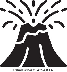 Mountain icon symbol vector image illustration EPS 10