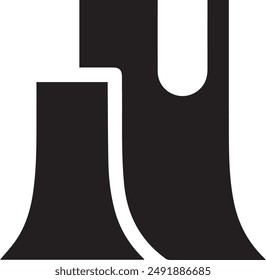 Mountain icon symbol vector image illustration EPS 10