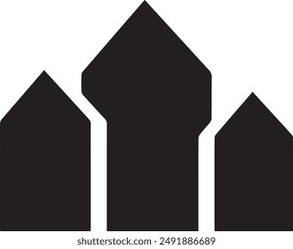 Mountain icon symbol vector image illustration EPS 10