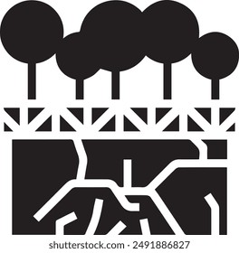 Mountain icon symbol vector image illustration EPS 10