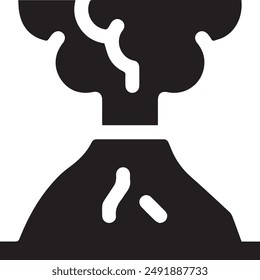 Mountain icon symbol vector image illustration EPS 10