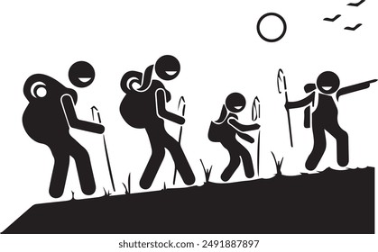 Mountain icon symbol vector image illustration EPS 10