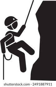 Mountain icon symbol vector image illustration EPS 10