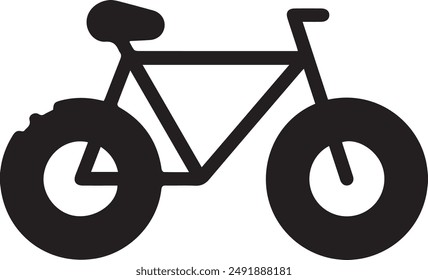 Mountain icon symbol vector image illustration EPS 10