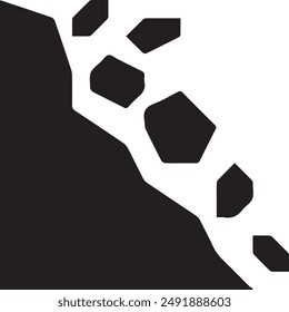 Mountain icon symbol vector image illustration EPS 10