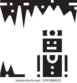 Mountain icon symbol vector image illustration EPS 10