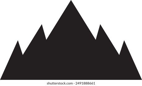 Bergsymbol Symbol Vektorgrafik Bild Illustration EPS 10
