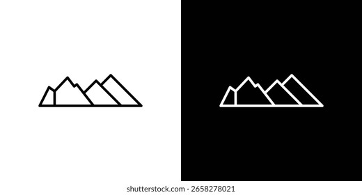 Mountain icon. Symbol for your web site design, logo, app, UI. Vector illustration. EPS10