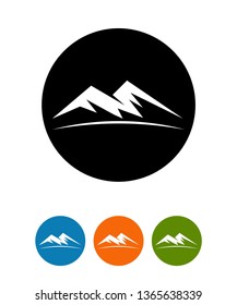 Mountain icon Template, Vector