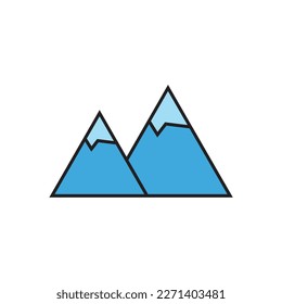 mountain icon , travel icon vector