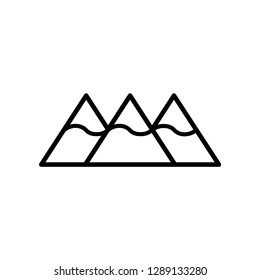 mountain icon vecor template